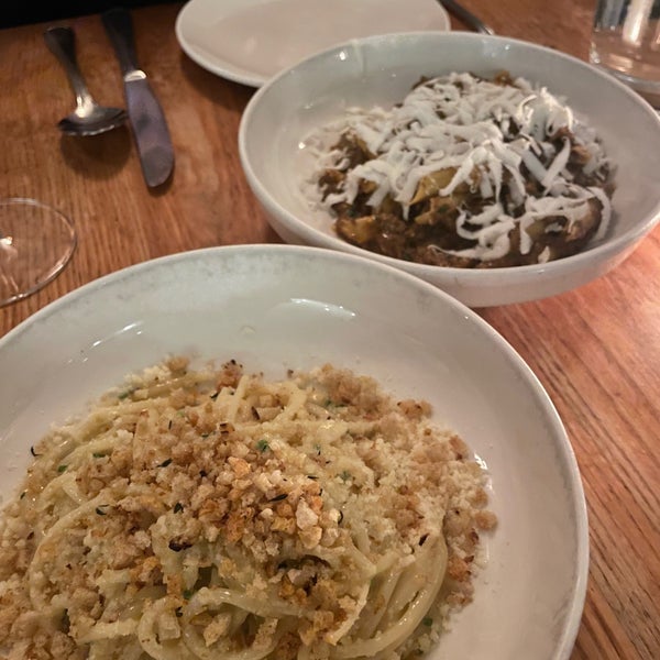 Fantastic spaghetti - would highly recommend. Very good burrata app as well. Cute vibes in the heart of west village!