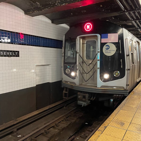 Photo taken at MTA Subway - M Train by Luis E. on 2/16/2021