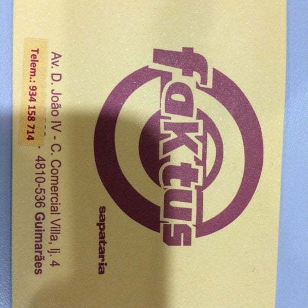 sapataria guimarães lojas