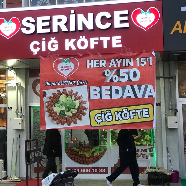 serince cigkofte ziya gokalp sube kocasinan da cig kofteci