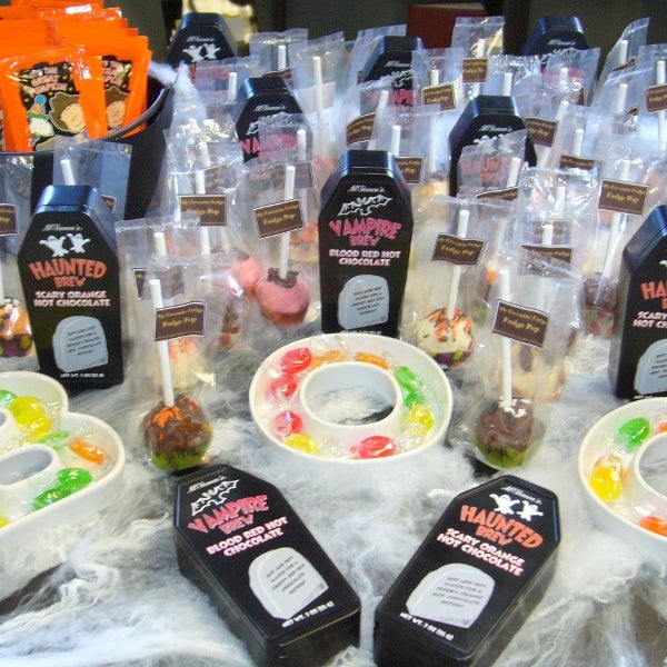 Our Halloween Hot Chocolate Mixes and Fudge Pops now on Flash Special - our 30% off sale ends October 31, 2013 at 6 pm.