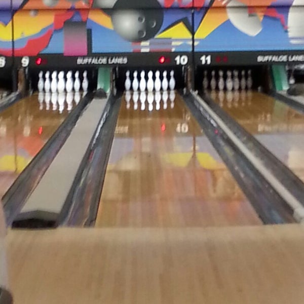 Photo taken at Buffaloe Lanes South Bowling Center by Connie H. on 4/5/2014
