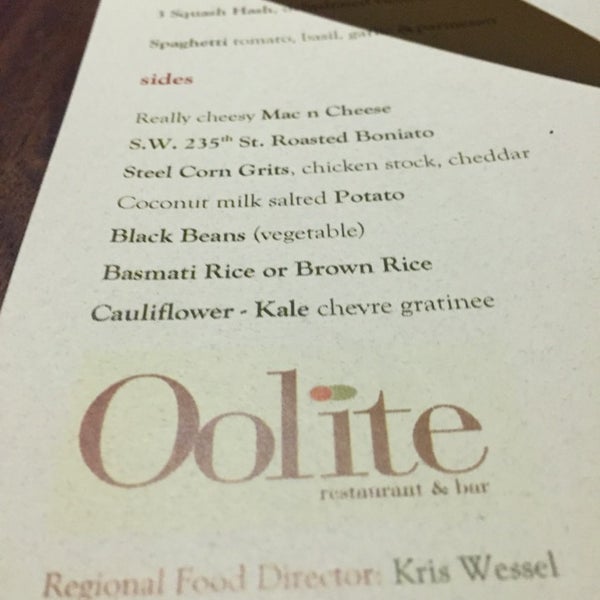 Photo taken at Oolite Restaurant &amp; Bar by Dale S. on 9/30/2014