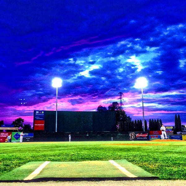Photo taken at Sam Lynn Ballpark by Whitney W. on 7/20/2014