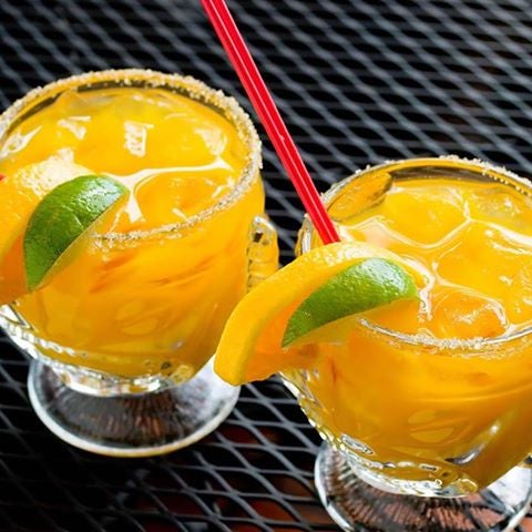 The drink with taste of India - Mangorita - Mango margarita with Cuervo Gold. Mangorita is waiting for you at Tandoori Grill.