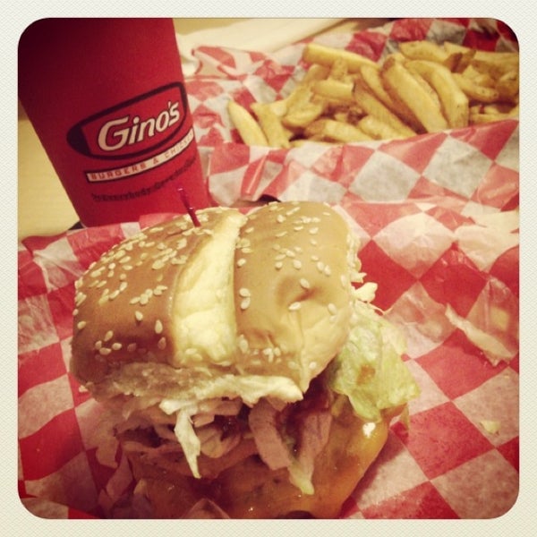 Photo taken at Gino&#39;s Burgers &amp; Chicken by George L P. on 6/11/2013
