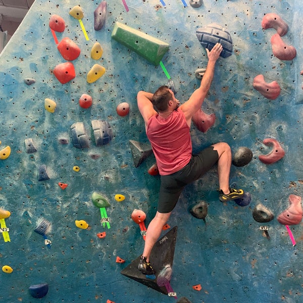Photo taken at Brooklyn Boulders by Kevin S. on 4/14/2019