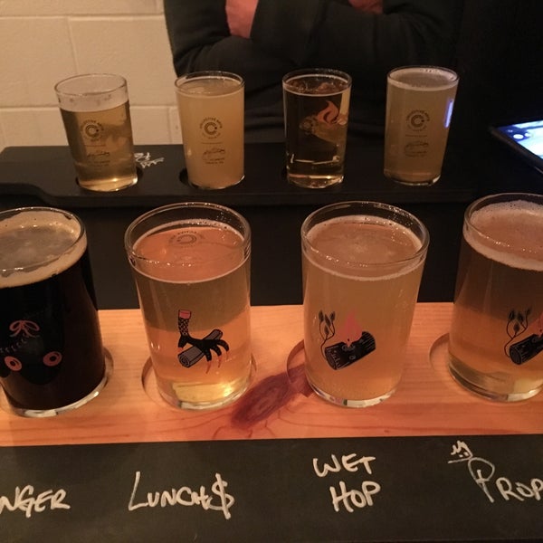 Photo taken at Collective Arts Brewing by Ryan on 12/26/2019