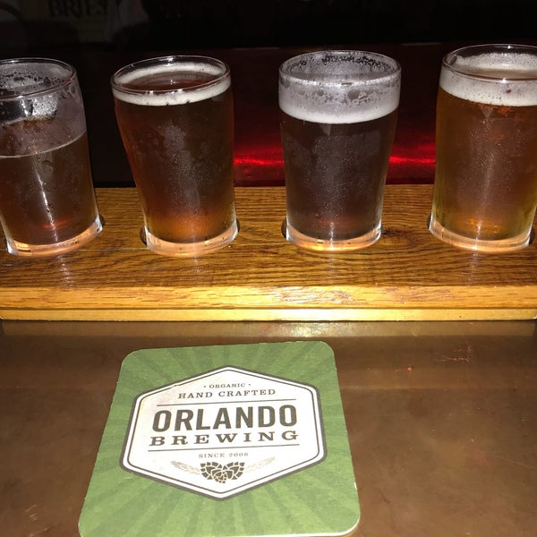 Photo taken at Orlando Brewing by Joe F. on 10/25/2018