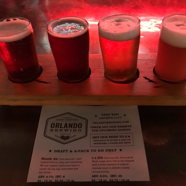 10/25/2018 tarihinde Joe F.ziyaretçi tarafından Orlando Brewing'de çekilen fotoğraf