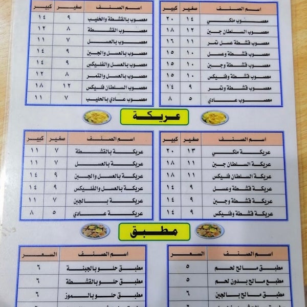 قائمة معصوب السلطان