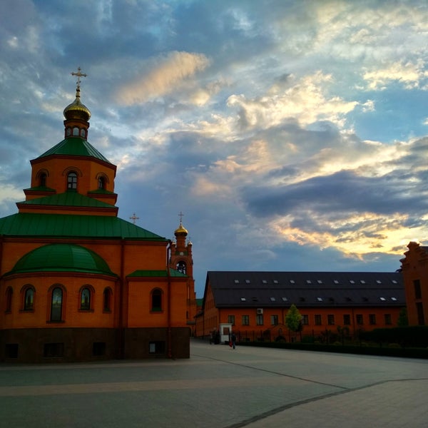 Photo taken at Свято-Покровський Голосіївський чоловічий монастир (Голосіївська пустинь) by Andrey G. on 5/24/2019