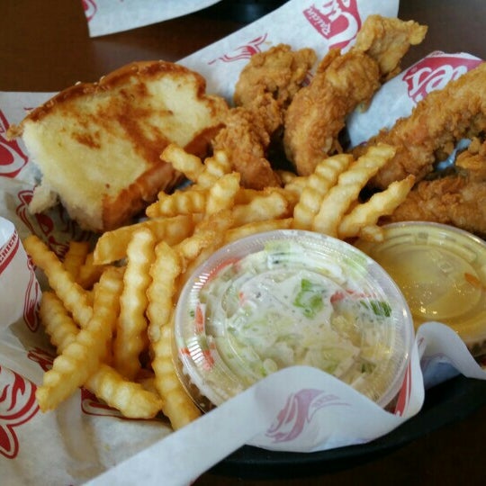 Photo taken at Raising Cane&#39;s Chicken Fingers by chad h. on 10/7/2015
