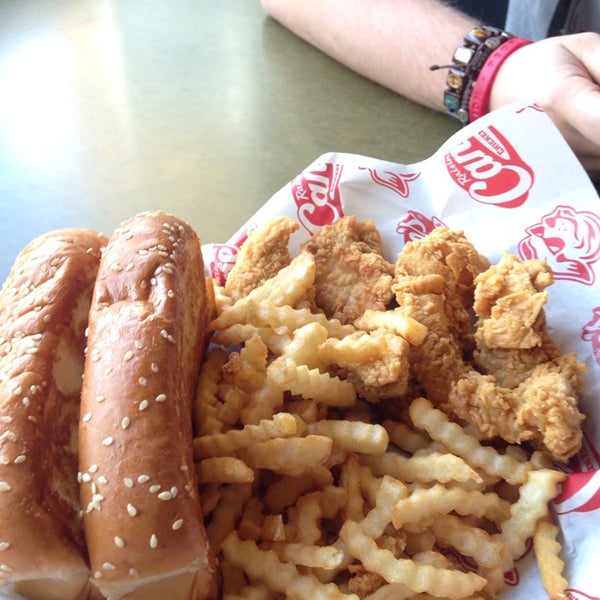 Photo taken at Raising Cane&#39;s Chicken Fingers by Ronnie R. on 5/18/2014