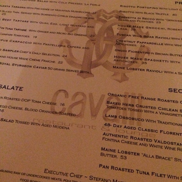 Photo prise au Cavalli Restaurant Miami par melina s. le2/21/2014