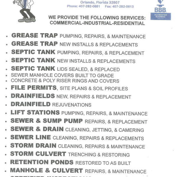 Drainage Solutions Inc Business Service in Orlando