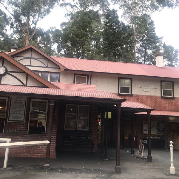 Photo taken at Belgrave Station - Puffing Billy Railway by Candy C. on 5/8/2019