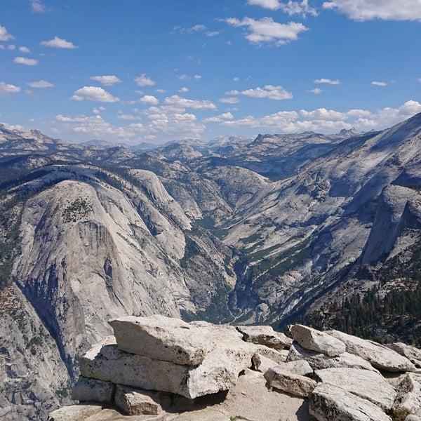 A webcam view of half Dome