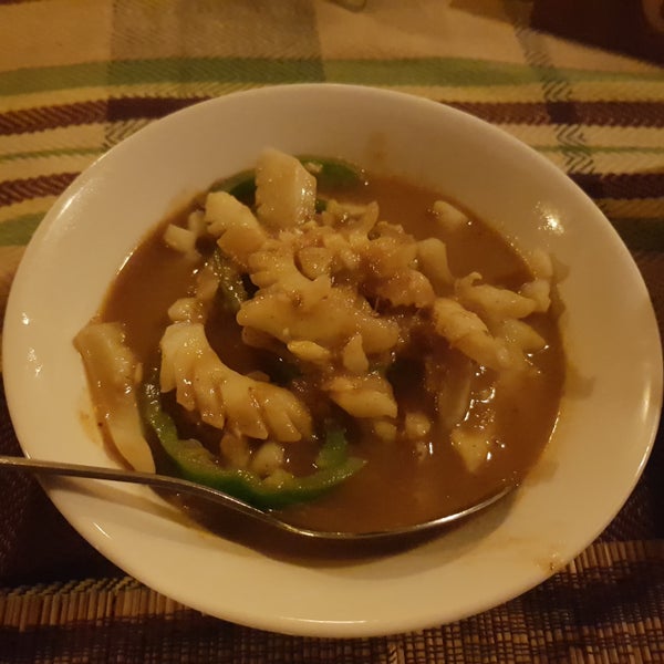 Squid curry tastes a bit weird and bland