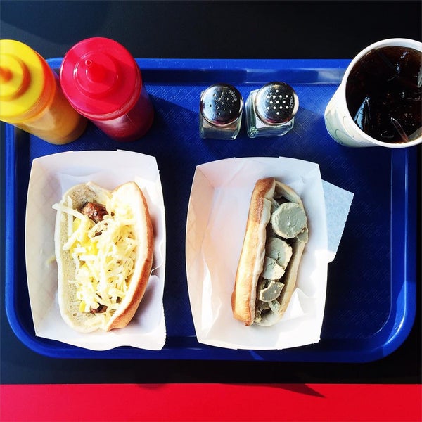 Photo taken at Hot&quot;G&quot;Dog by Adam S. on 7/4/2015