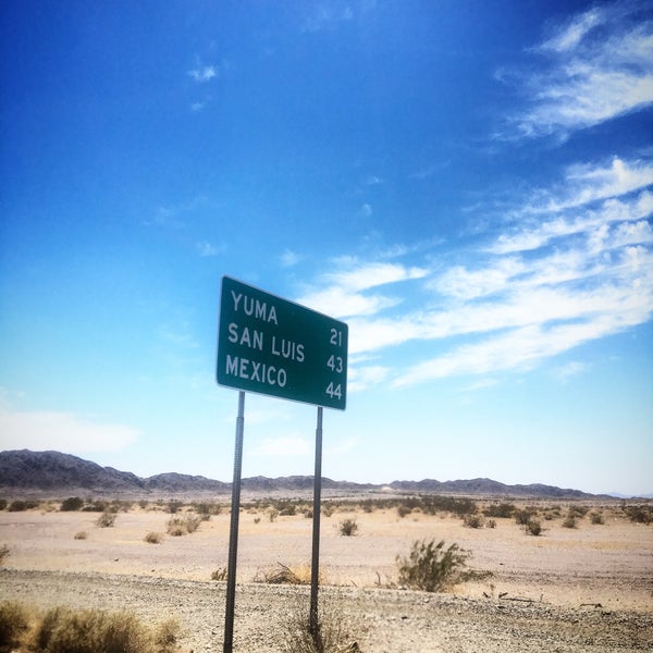 "Are You Mexican?" Border Checkpoint AZ Road in Yuma