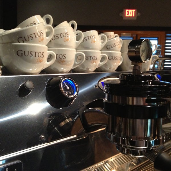 Photo taken at Gustos Coffee Co. by Gustos Coffee Co. on 8/20/2013