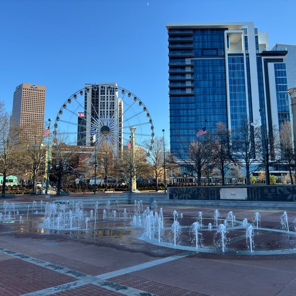 Photo taken at Centennial Olympic Park by Blue H. on 12/18/2023