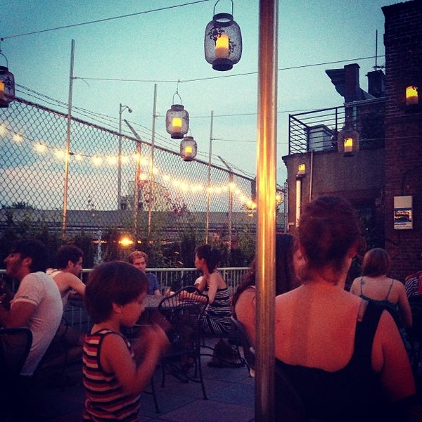 Photos at Night of Joy Cocktail Bar in Williamsburg