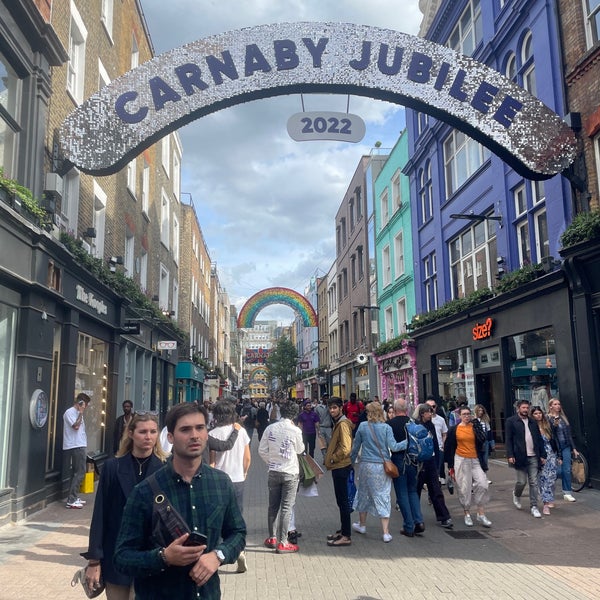 Photo taken at Carnaby Street by Shu🤫 on 5/21/2022