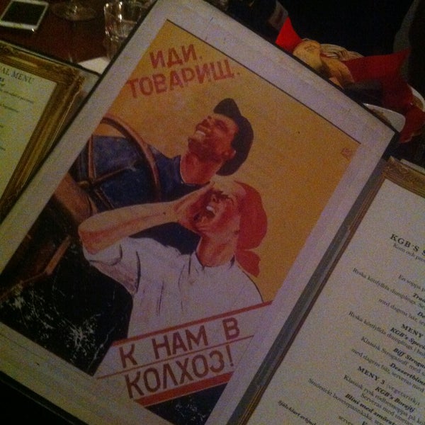Photo taken at KGB Bar &amp; Restaurant by Alice K. on 8/23/2014