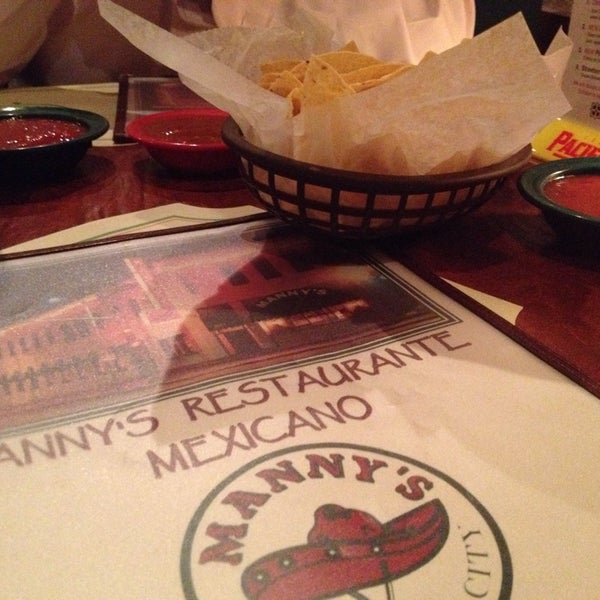 Photo taken at Manny&#39;s Mexican Restaurant by Emily on 10/19/2013