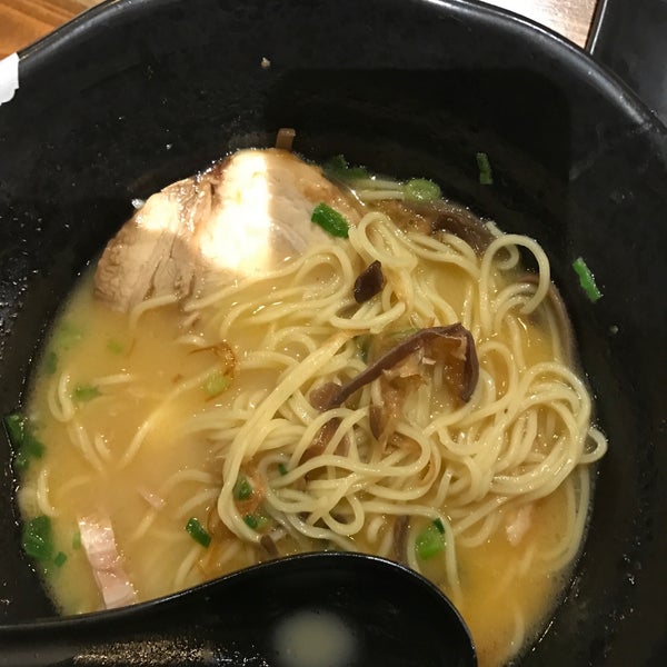 Delicious Ramen! Highly recommended, I tried the ramen with chicken broth. The only thing is waiting time to be seated, it's between 15 to 20 minutes at lunch time on Saturdays!