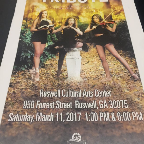 Photo taken at Roswell Cultural Arts Center (RCAC) by Steve O. on 3/11/2017
