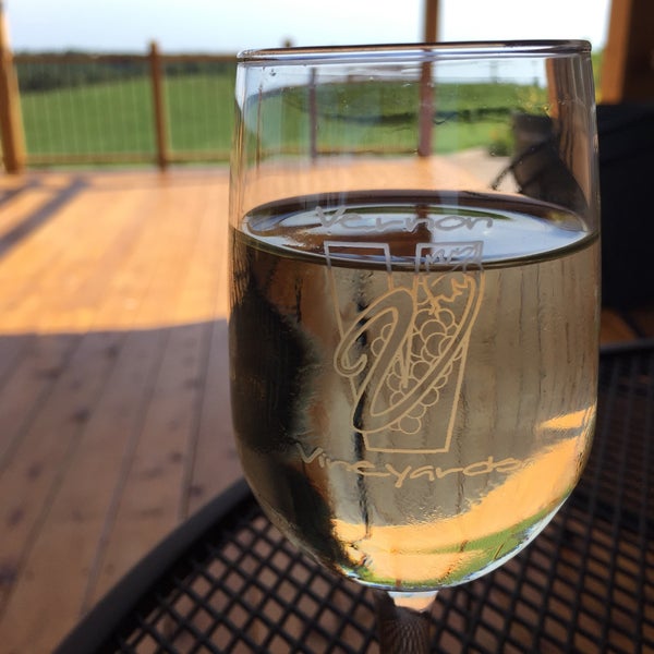 Photo taken at Vernon Vineyards Winery &amp; Tasting Room by Becky E. on 8/1/2015