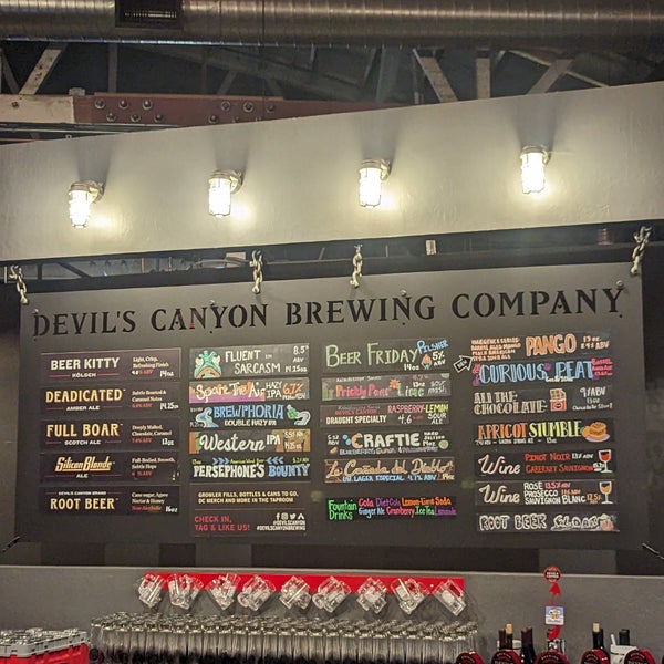 Photo taken at Devil&#39;s Canyon Brewing Company by David U. on 6/17/2023