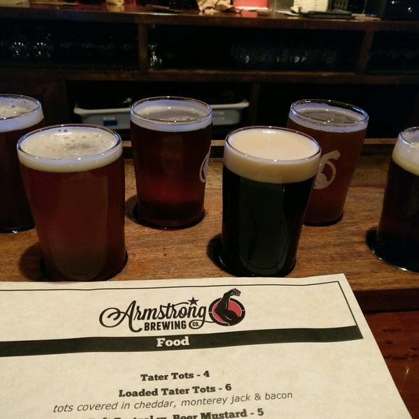 Photo taken at Armstrong Brewing Company by David U. on 12/24/2016