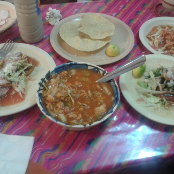 Photo taken at Cenaduria El Buen Pozole by Carlos R. on 8/30/2013