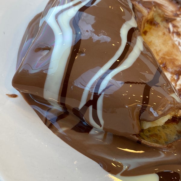 Feet in molten Chocolate
