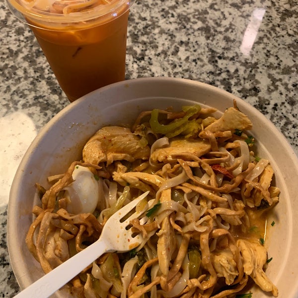 The Thai tea is excellent with anything on the menu.