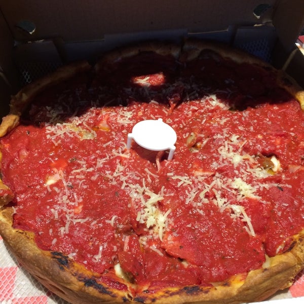 The deep dish is AWESOME!  You have got to try the Village!
