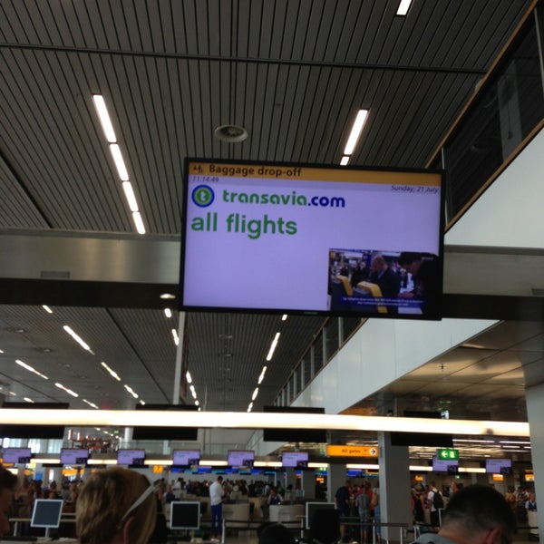 transavia baggage drop off