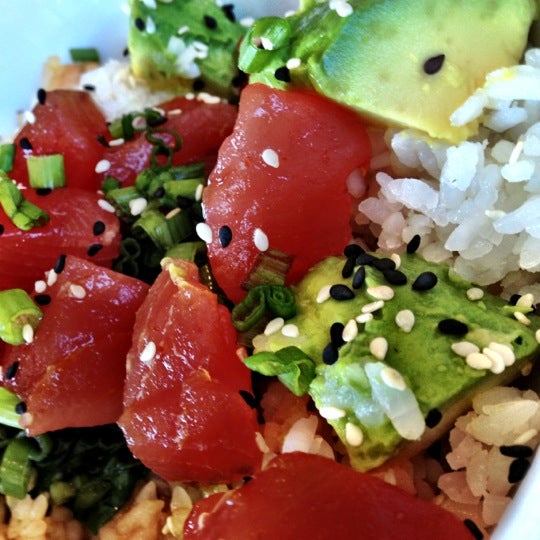 Everybody says it, but it's true, the poke bowl is the absolute must-order thing when you're at Salt Life. The rice and avocado make this dish perfection.