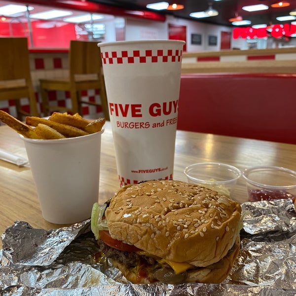 Photo taken at Five Guys by Lina K. on 3/20/2020