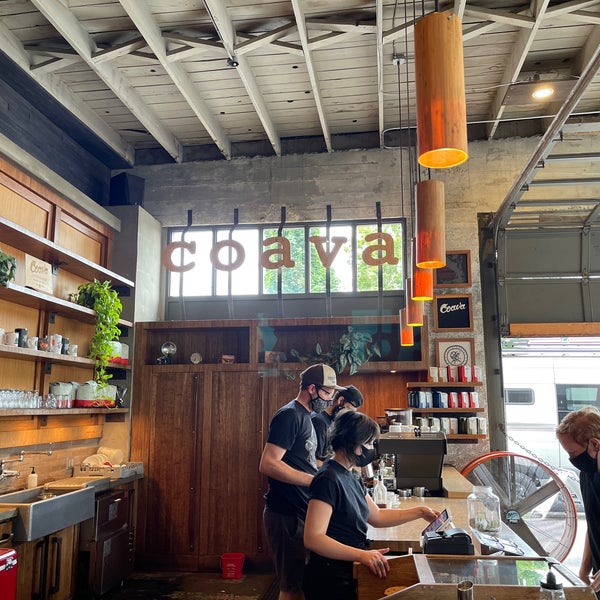 Photo taken at Coava Coffee Roasters Cafe by Colin F. on 8/20/2021