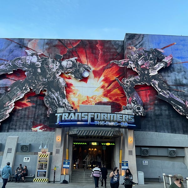 Transformers The Ride Sign Transformers Ride In California