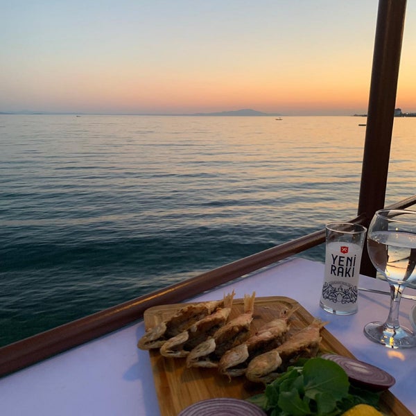 Photo taken at SET Beach &amp; Restaurant by Engin on 7/28/2019