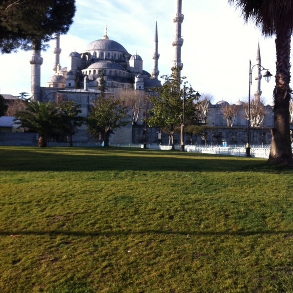 Photo taken at Sultanahmet Mosque Information Center by Orhan Ç. on 1/18/2014