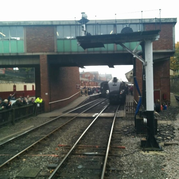 Photo taken at East Lancashire Railway by Josh R. on 10/19/2014