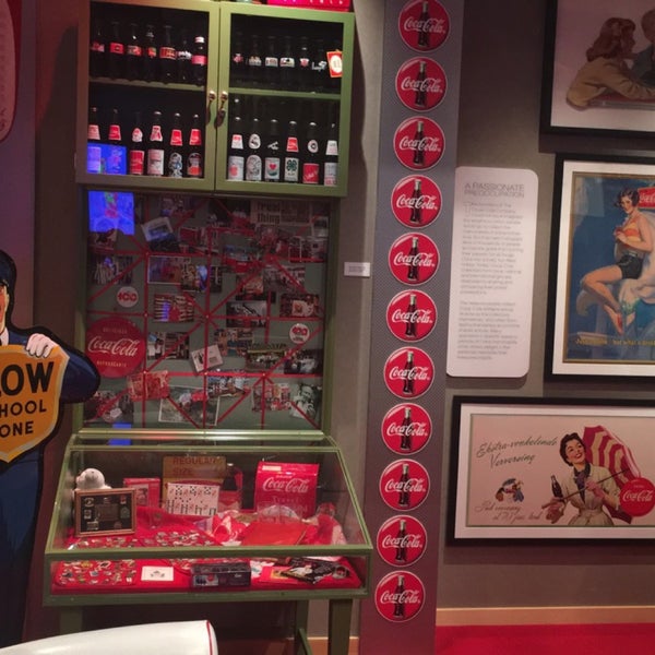The history of Coca-Cola. Must go see the 4-D movie for the secret formula of coca-cola.
