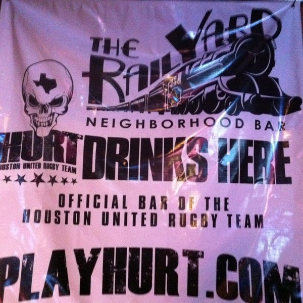 Houston United Rugby Team's home bar.